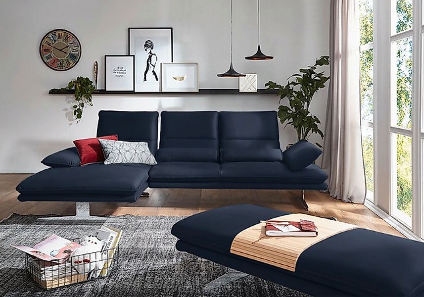 W.SCHILLIG Ecksofa »broadway, Designsofa mit tollem Sitzkomfort, L-Form«, S günstig online kaufen