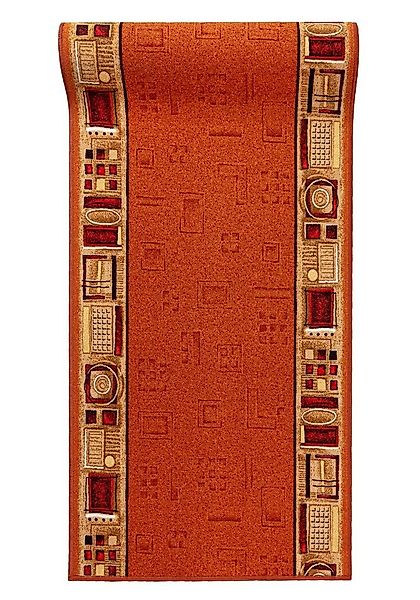 Mazovia Läufer Läufer Teppichläufer Brücke - Vorzimmer Küche - Terracotta R günstig online kaufen