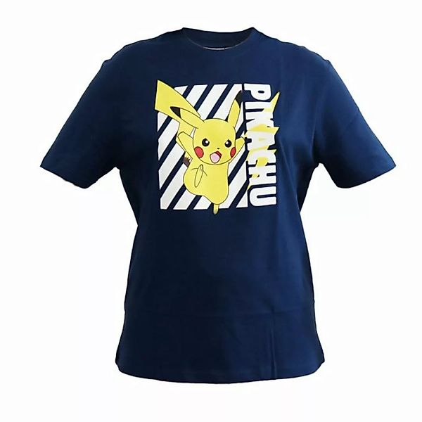 POKÉMON Print-Shirt Pokemon Pikachu Herren Kurzarm T-Shirt Gr. XS bis XL günstig online kaufen