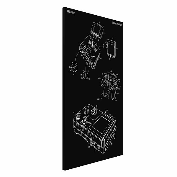 Magnettafel Gaming Anatomy Classics In Black II günstig online kaufen