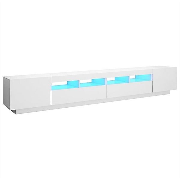 DOTMALL TV-Schrank TV-Schrank,mit LED-Leuchten,Weiß 260x35x40cm günstig online kaufen