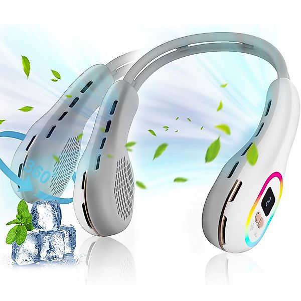 RWEUOQ Ventilatorkombigerät Tragbarer Nackenventilator 360° Windrichtung günstig online kaufen