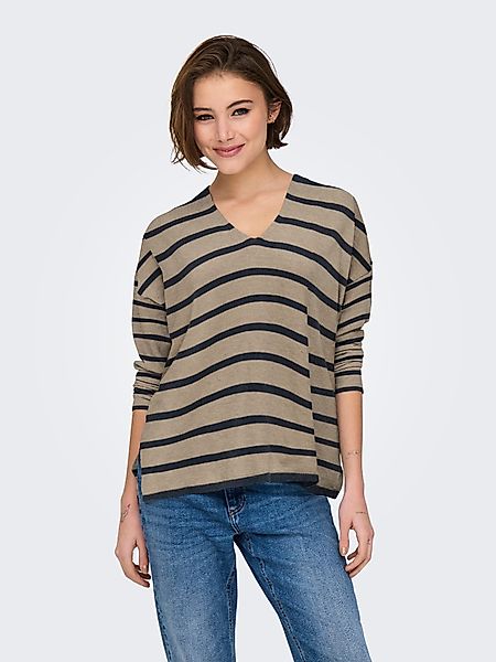 ONLY Strickpullover ONLAMALIO LIFE LS V-NECK günstig online kaufen