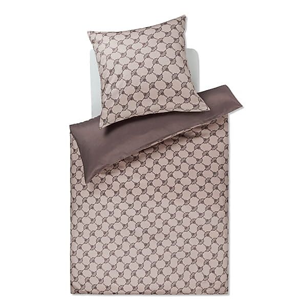 JOOP! Bettwäsche Cornflower Double 4083 - Farbe: Taupe - 17 - 80x80 cm - 13 günstig online kaufen