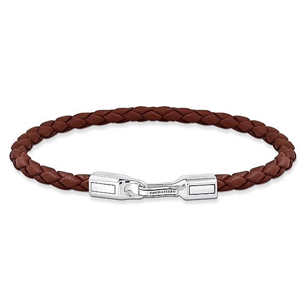 THOMAS SABO Silberarmband Unisex Lederarmband Braun günstig online kaufen