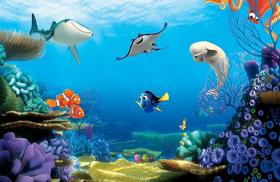 Komar Vliestapete »Digitaldruck Vlies - Finding Dory - Größe 400 x 260 cm« günstig online kaufen