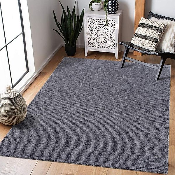 Carpet City Teppich "Friseé-Teppich FANCY900" rechteckig 12 mm Höhe Läufer, günstig online kaufen