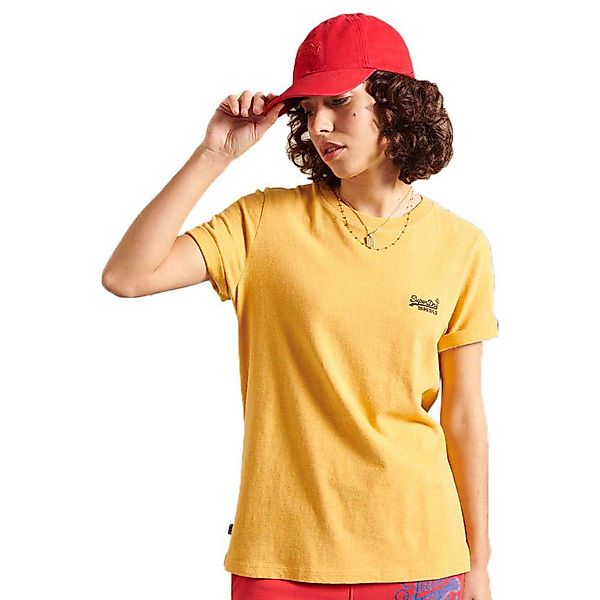 Superdry Orange Label Classic Kurzarm T-shirt XS Ochre Marl günstig online kaufen
