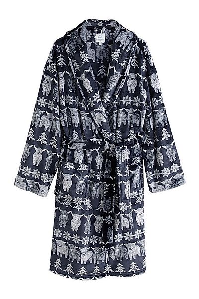 Next Damenbademantel Weihnachtlicher Bademantel, Familien-Kollektion, Polye günstig online kaufen