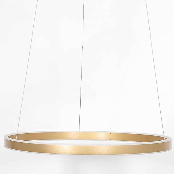 LED-Hängeleuchte Ringlux, Ø 60 cm, 2-flammig, gold günstig online kaufen