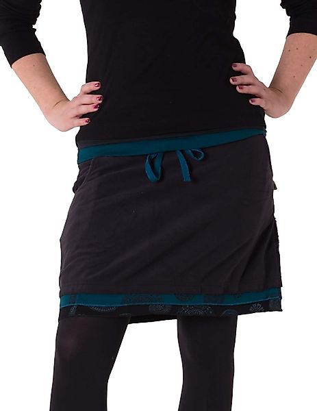 Vishes Minirock Warmer Lagenlook Fleece Rock günstig online kaufen