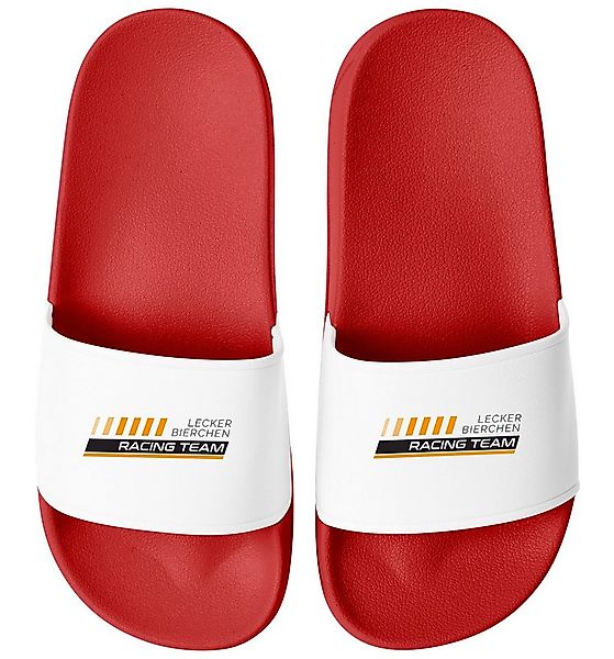 MoonWorks Badeschlappen mit Spruch Lecker Bierchen Badelatschen Unisex mit günstig online kaufen