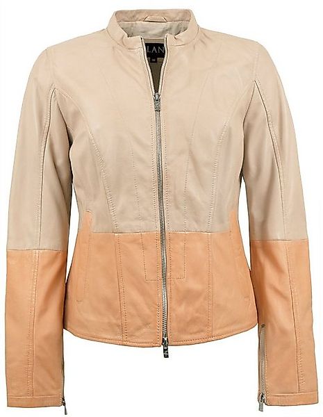 Jilani Lederjacke Fotini Jilani - Damen Lederjacke Lammnappa creme/ pastell günstig online kaufen