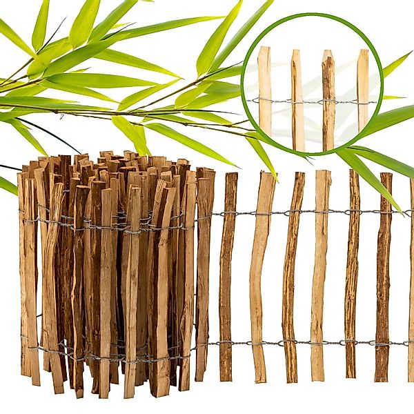 BooGardi Staketenzaun Gartenzaun Haselnuss imprägniert, (90 günstig online kaufen