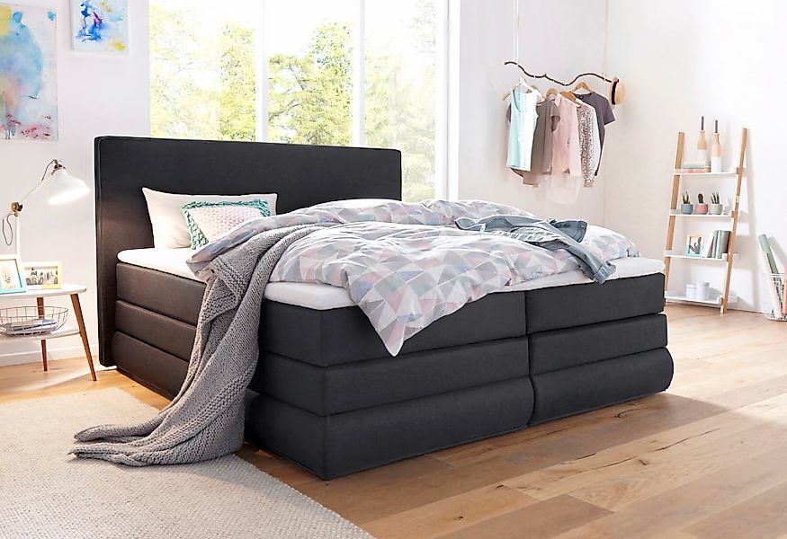 COLLECTION AB Boxspringbett "Ninoni", inkl. Bettkasten, Topper und wahlweis günstig online kaufen