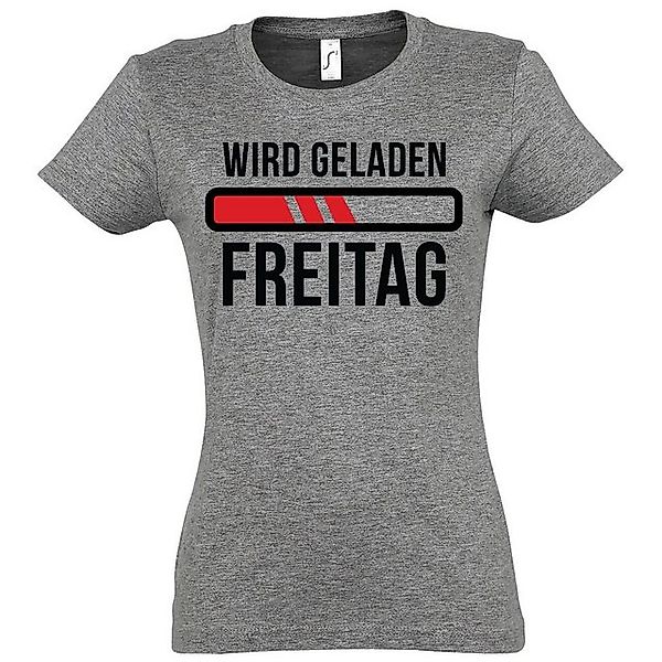 Youth Designz T-Shirt "Wird geladen Freitag" Damen T-Shirt mit modischem Pr günstig online kaufen