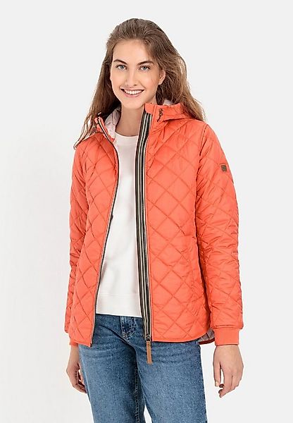 camel active Steppjacke aus recyceltem Polyester Langarm Kapuze Markenlabel günstig online kaufen