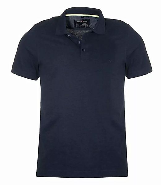 MARVELIS Poloshirt Poloshirt - Casual Fit - Polokragen - Einfarbig - Dunkel günstig online kaufen