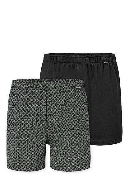 Schiesser Boxershorts mit Knopf (Doppelpack) 100% natürliche Baumwoll-Quali günstig online kaufen