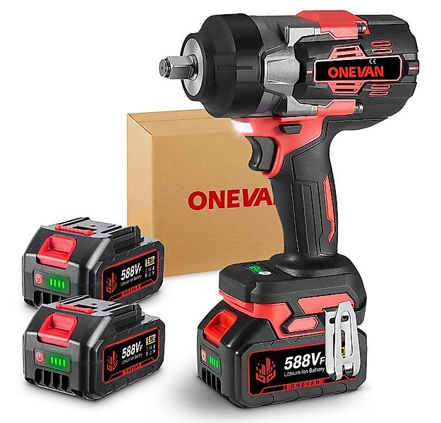 ONEVAN Akku-Schlagschrauber 1/2 Zoll Bürstenloser 2800 N.m Schlagschrauber günstig online kaufen