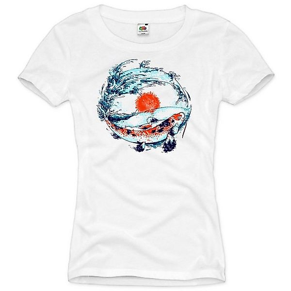 style3 T-Shirt Koi fisch züchter japan nippon teich zen buddhismus garten k günstig online kaufen