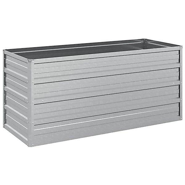 vidaXL Garten-Hochbeet 100x40x45 cm Stahl Silber 1085263 günstig online kaufen