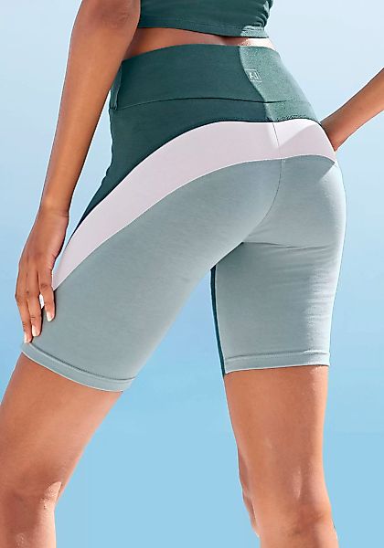 LASCANA ACTIVE Radlerhose, Sporthose mit breitem V-Bündchen günstig online kaufen