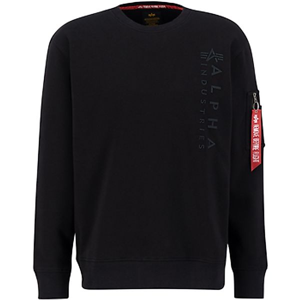 Alpha  Sweatshirt Embroidery Sweater - black günstig online kaufen