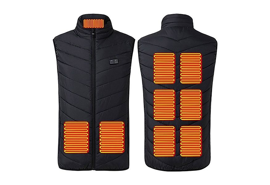 Refttenw Funktionsweste gefütterte Heizweste Beheizbare Weste mit einstellb günstig online kaufen
