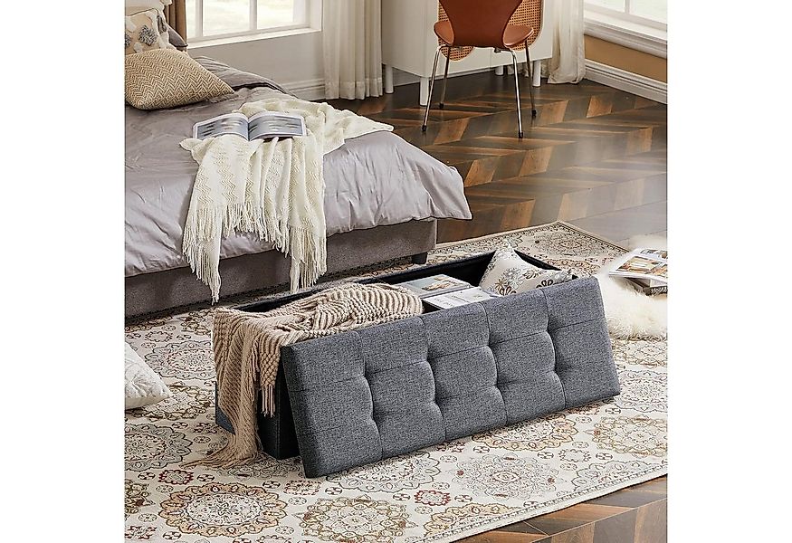 Zedelmaier Sitzbank 114cm mit Stauraum, Sitztruhe,faltbar Aufbewahrungsbox, günstig online kaufen