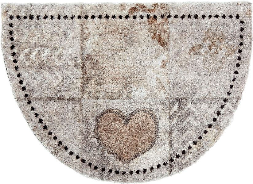 ASTRA Fußmatte Pure&Soft 017, halbrund, Höhe: günstig online kaufen