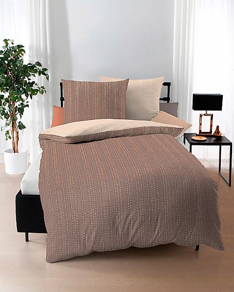 Kaeppel Wendebettwäsche Vertigo, Mako-Satin, 3 teilig günstig online kaufen
