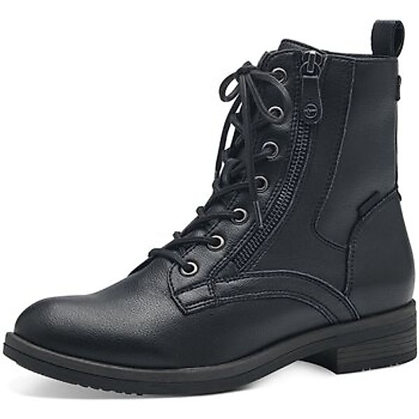Tamaris Schnürboots, Blockabsatz, Schnürboots Stiefelette mit Zierreißversc günstig online kaufen