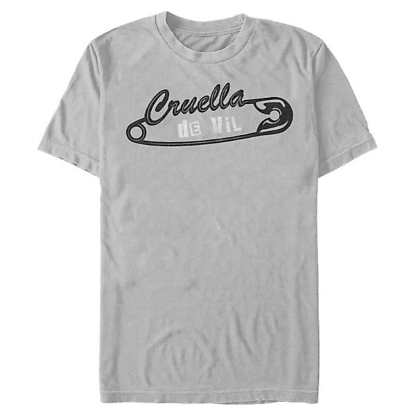 Disney Classics - Cruella - Logo Cruella Punk Pin - Männer T-Shirt günstig online kaufen