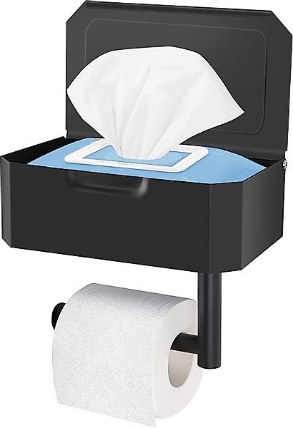 Refined Living Toilettenpapierhalter Klopapierhalter mit Feuchttücherbox, günstig online kaufen