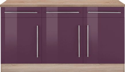 KOCHSTATION Unterschrank "KS-Samos" Breite 150 cm günstig online kaufen
