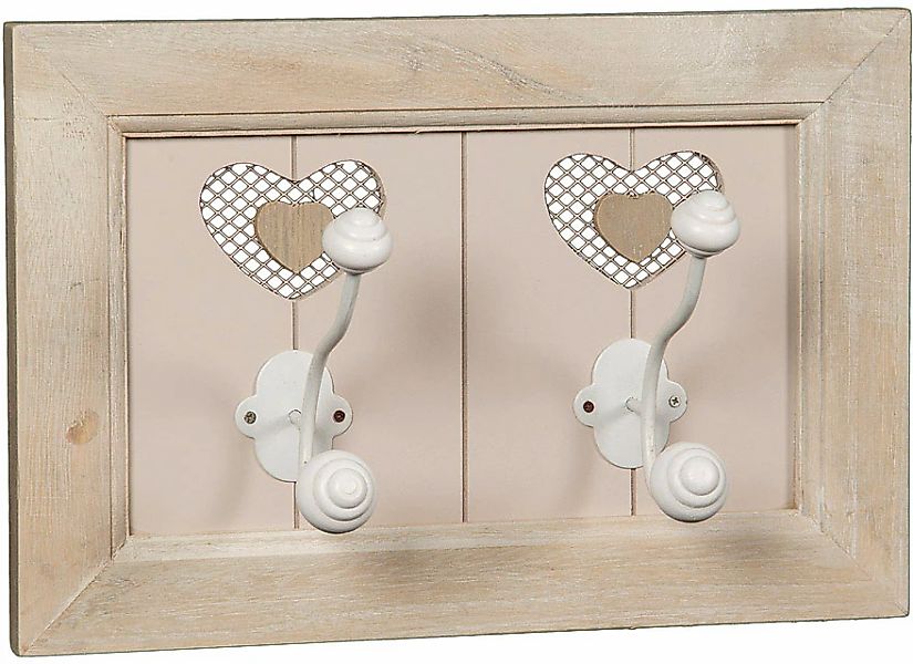 Ambiente Haus Garderobenhaken "Country Garderobe 2er Haken 33cm", (1 St.) günstig online kaufen