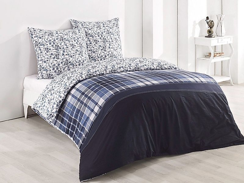 Buymax Bettwäsche Wende-Bettwäsche, Pablo, Renforce: 100% Baumwolle, 3 teil günstig online kaufen