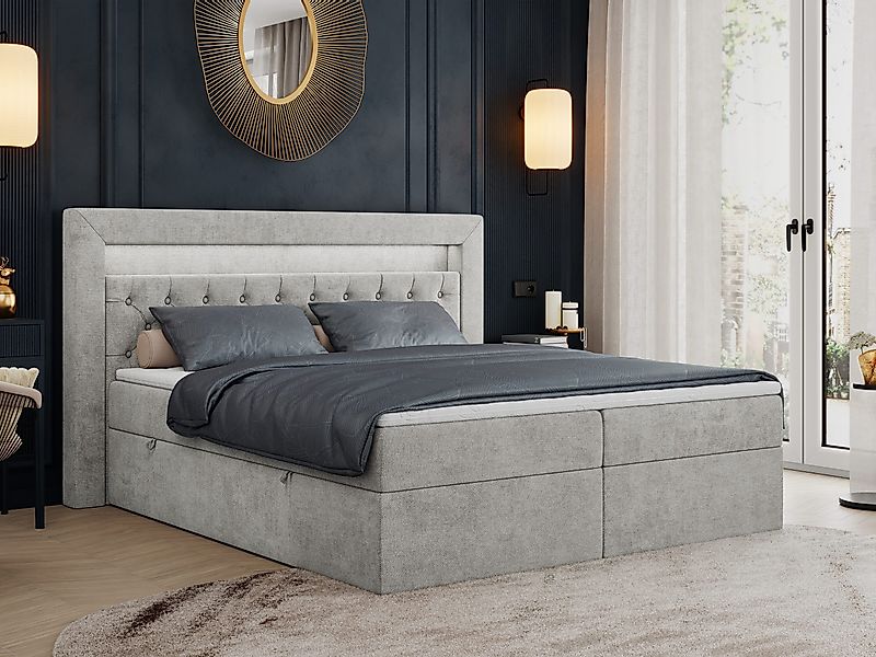 MKS MÖBEL Boxspringbett Gold 6 (Set, günstig online kaufen