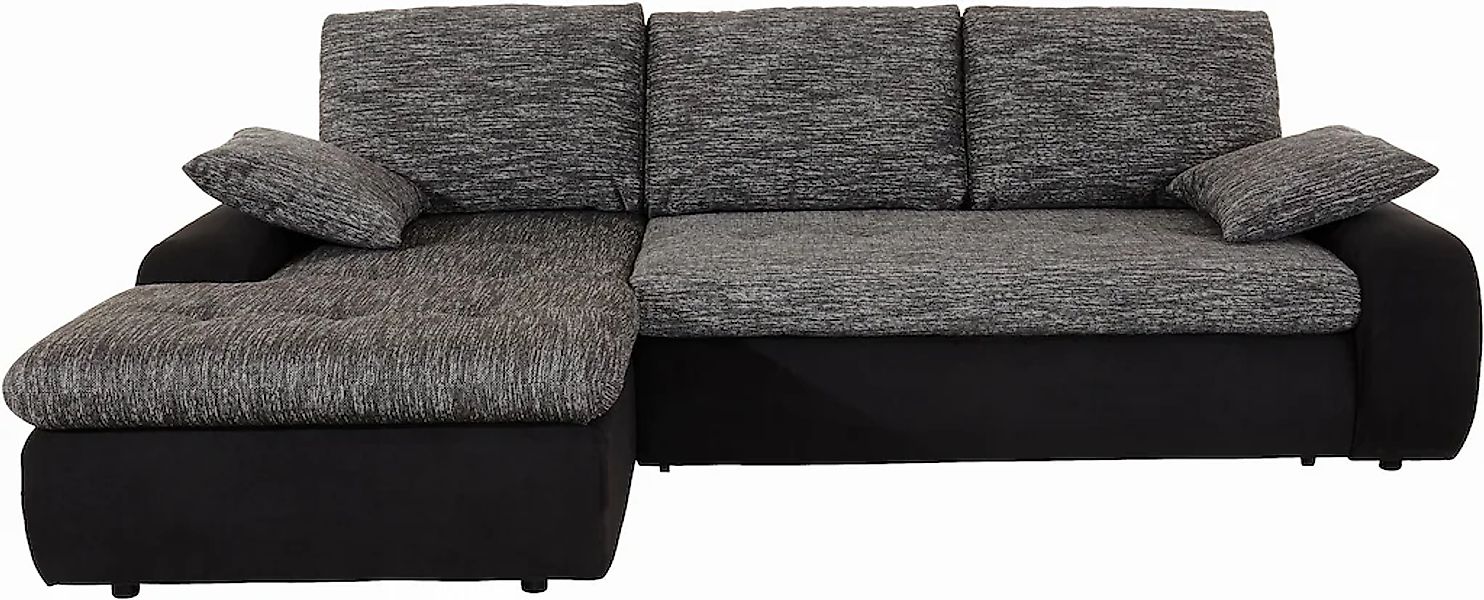TRENDMANUFAKTUR Ecksofa "Indie, modern und bequem, Materialmix, OTTOs Choic günstig online kaufen