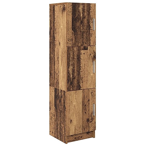 vidaXL Sideboard Braunes Sideboard Altholz Furnier günstig online kaufen