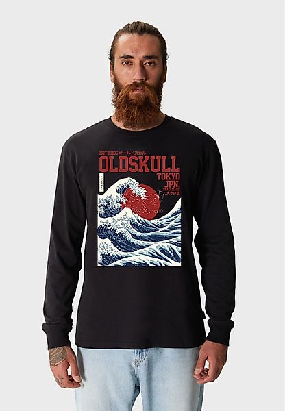 Oldskull Langarmshirt Asian Big W (1-tlg) günstig online kaufen