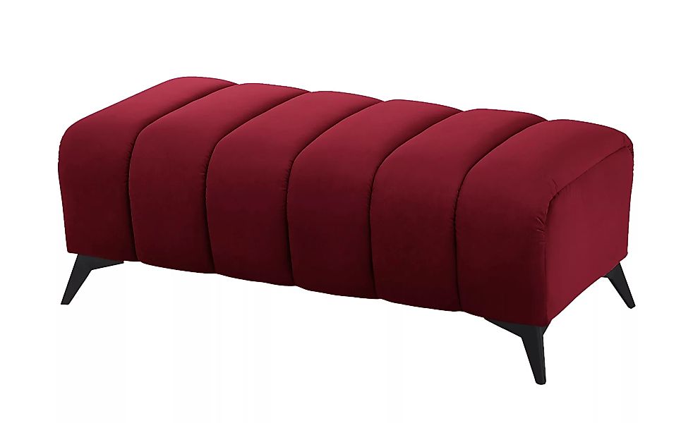 Hockerbank - rot - 120 cm - 45 cm - 60 cm - Polstermöbel > Hocker - Möbel K günstig online kaufen