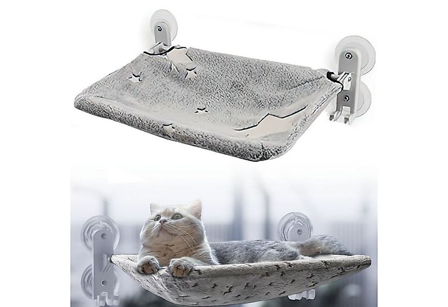 SURFOU Katzen-Hängematte Fensterliege für Katzen 30*60cm Hängematte Katze K günstig online kaufen