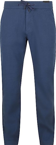 BOSS Chino Sanderson Linen Blend Dunkelblau - Größe W 33 - L 32 günstig online kaufen