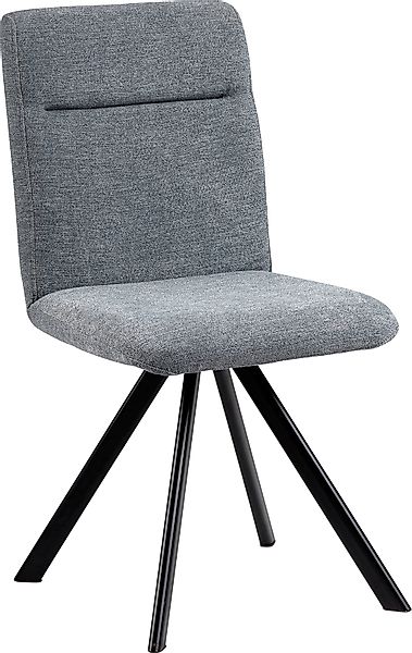 massivline&more 4-Fußstuhl "Martina 200", (Set), 2 St., Polyester, Gestell günstig online kaufen