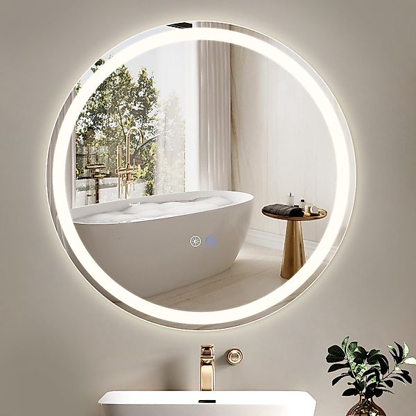 Nettlife Badspiegel Wandspiegel Rund mit Touch günstig online kaufen