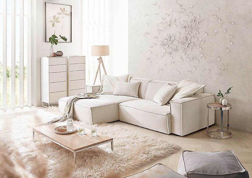 3C Candy Ecksofa "Matteo in elegant, kubischer Formensprache, bequem, L-For günstig online kaufen