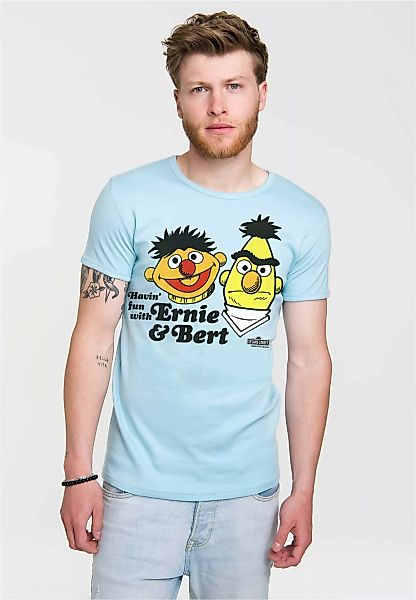 LOGOSHIRT T-Shirt "Ernie und Bert", mit witzigem Print günstig online kaufen