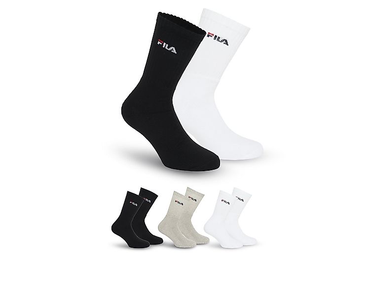 Fila Tennissocken UNISEX CREW TENNIS FULL TERRY SOCKS (3-Paar) mit dezentem günstig online kaufen